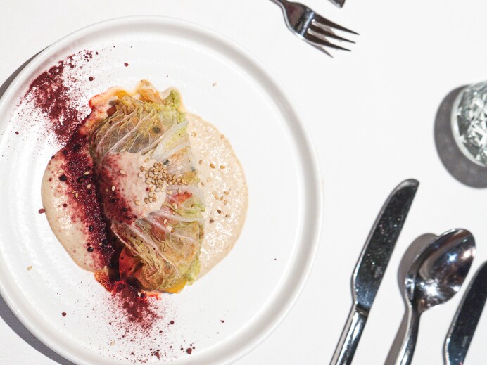 4 Cours Menu Dinner Plantbased Vegan 